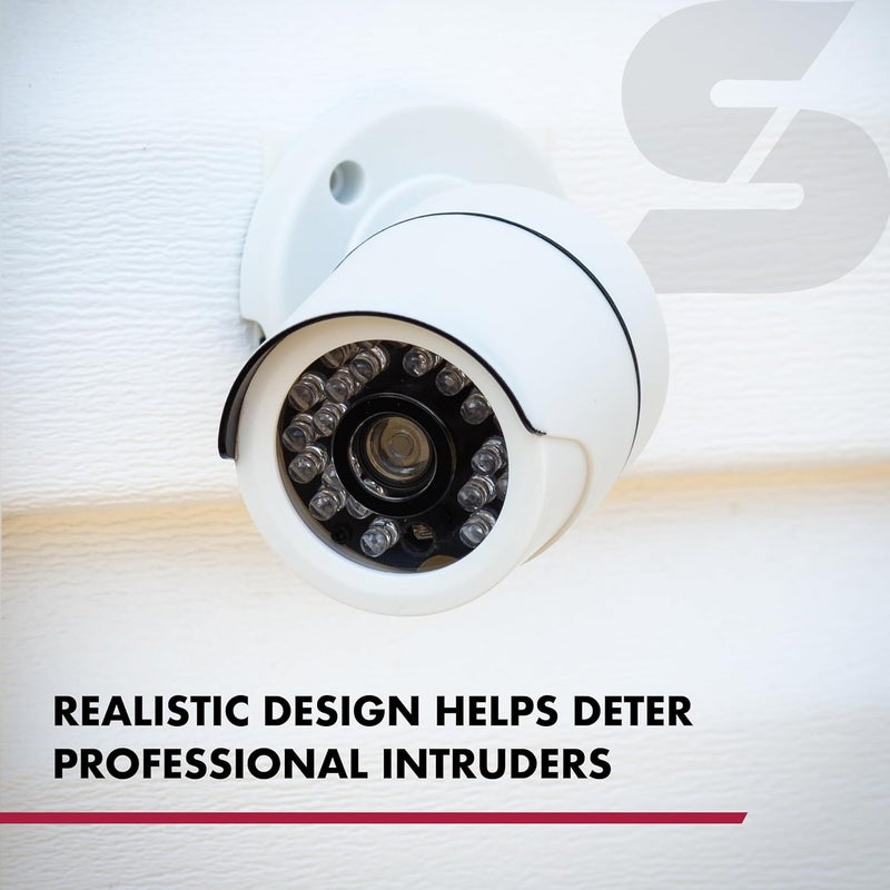 sabre Fake Security Camera, IP44 Rated Weather Resistant, Realistic Design Deters Intruders, No Wiring Or Batteries Required, Fake Dummy Camera - Image 4